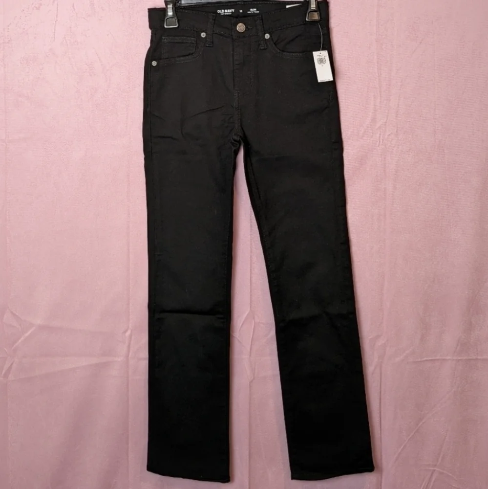Old Navy Kids 360 Stretch Slim Built in Tough Black Jeans size 12